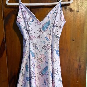 Black milk I was a teenage sea witch strappy mini dress small